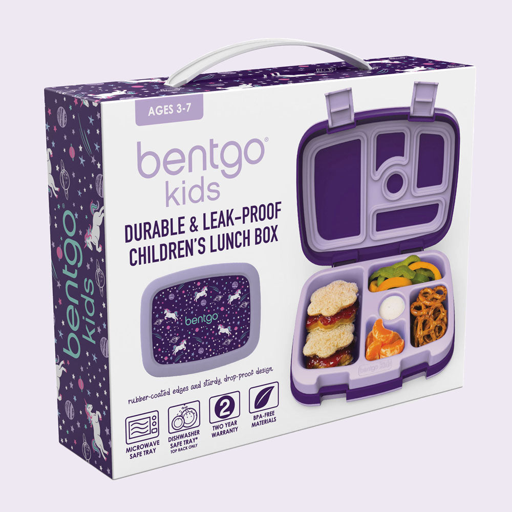 Bentgo Kids Prints Lunch Box - Unicorn | Kids Lunch Box Packaging