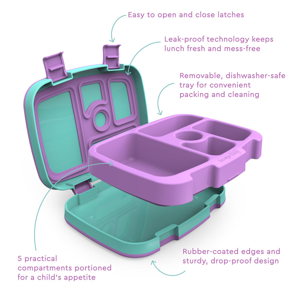 Bentgo® Kids Lunch Box, Bag, & Ice Packs | Mermaids