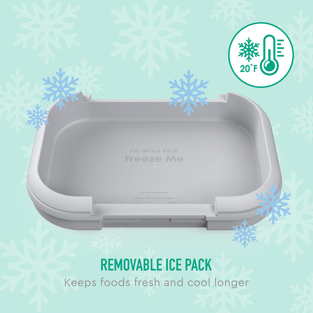 Bentgo Kids Chill Lunch & Snack Box - Green/Navy