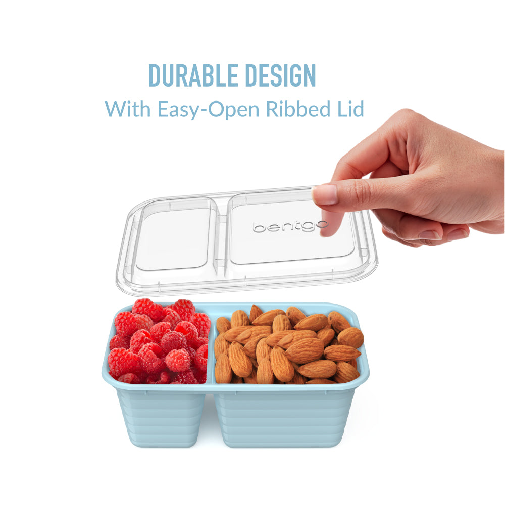 Bentgo® Prep 2-Compartment Snack Containers - Sky